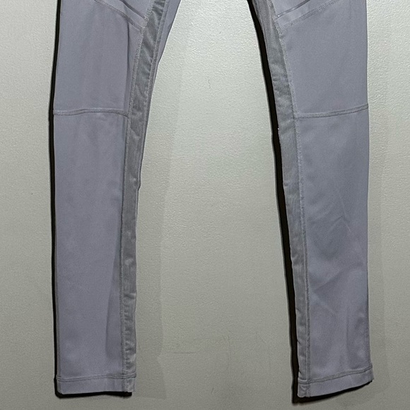 Zella || Street Style High Waist Leggings Gray color Bird Moto Style Sz S - Picture 7 of 9